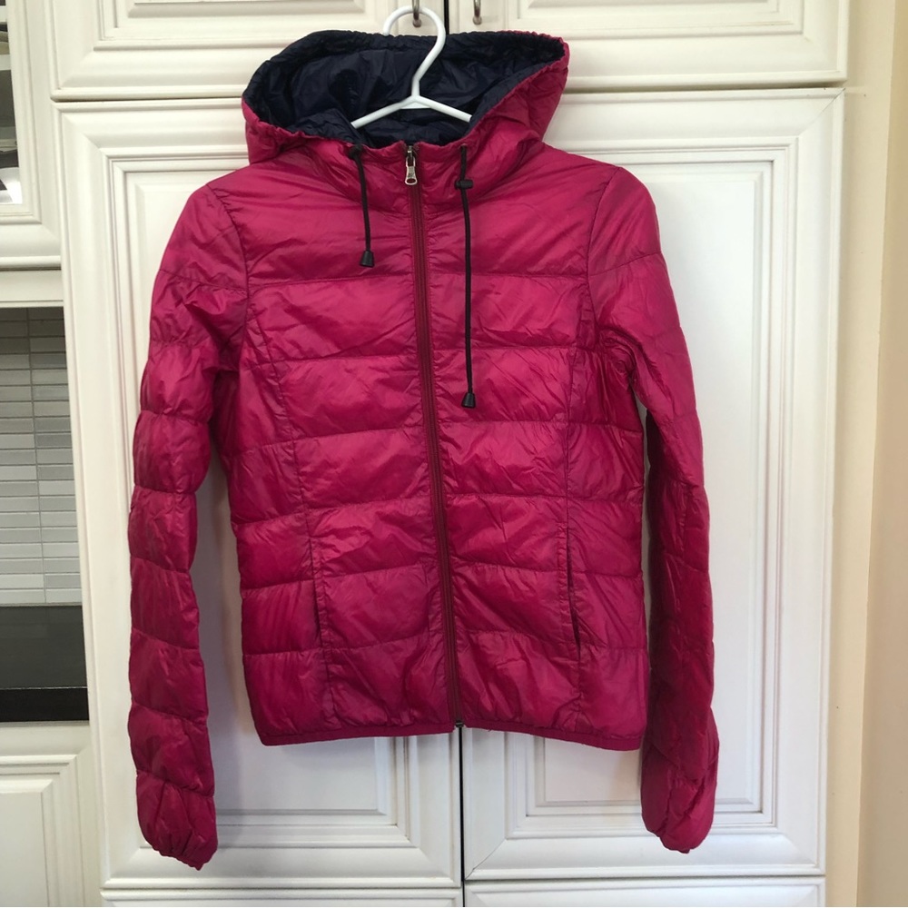Zara women’s down & feather puffer jacket